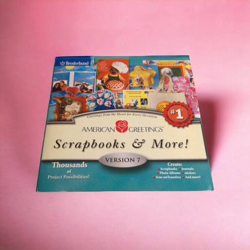 American Greetings Scrapbooks & More CD Version 7 Photo Edition 2002