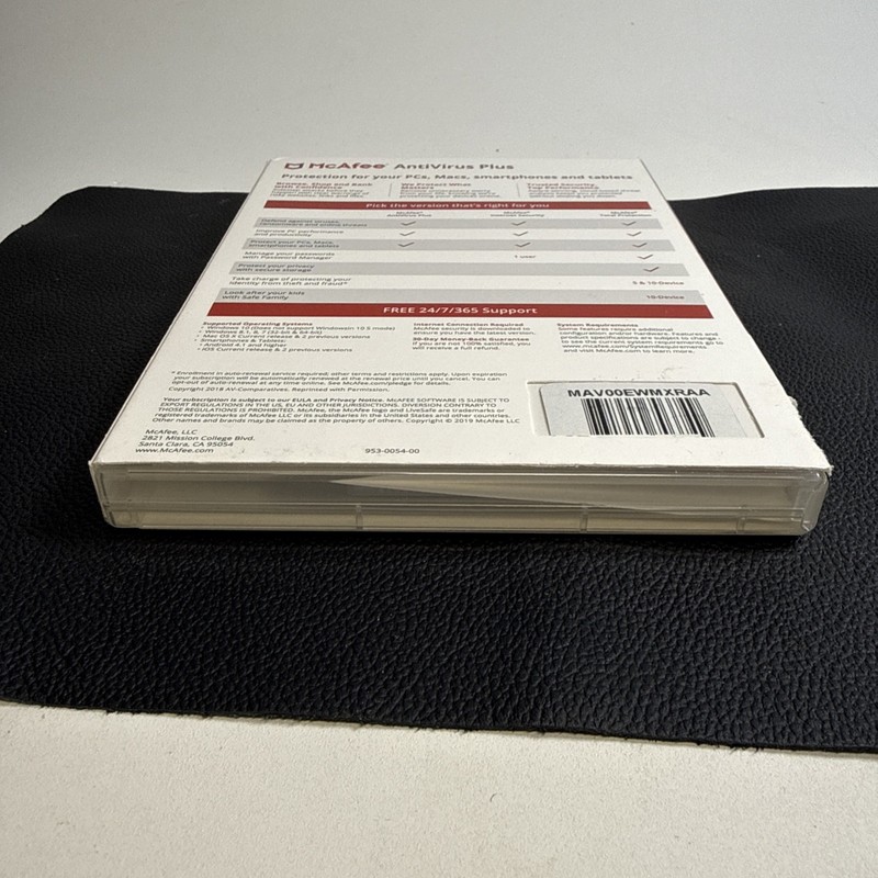 McAfee Antivirus Essential Protection For Your PC 10 Devices Brand New Sealed gallery