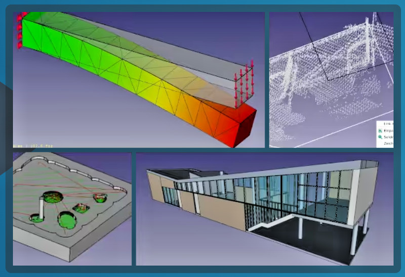 FreeCAD PRO 2D 3D Parametric Graphic Modeling Design Software - DVD gallery