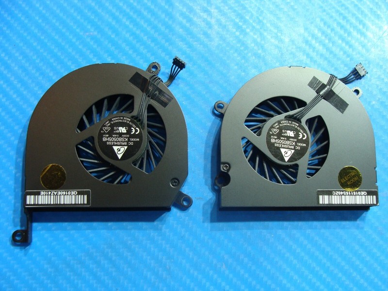MacBook Pro A1286 15" Early 2010 MC371LL/A Cooling Right & Left Fan Set 922-8702 gallery