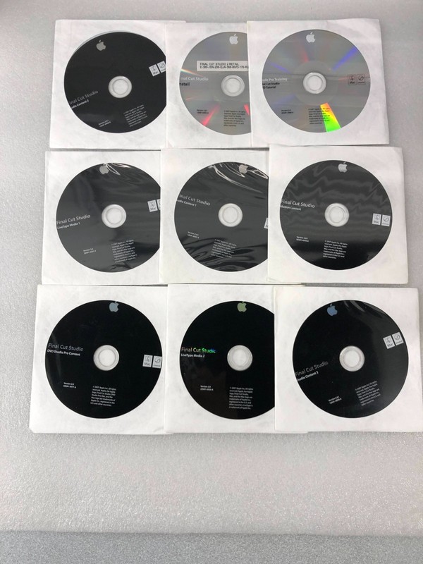Final Cut Studio 2.0.1 Software and Pro 6 Manuals full set retail international gallery
