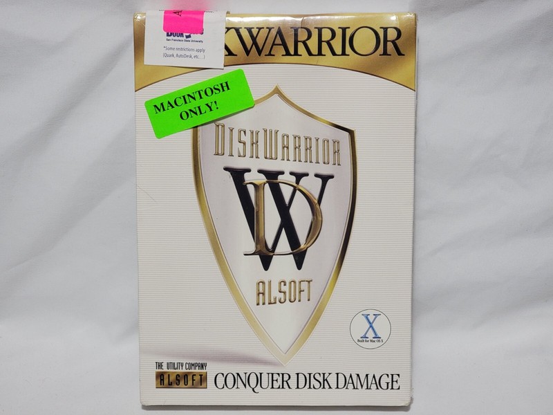 NEW (Read) Disk Warrior Alsoft Mac OS X & 68020 7.1 Hard Drive Repair CD SEALED