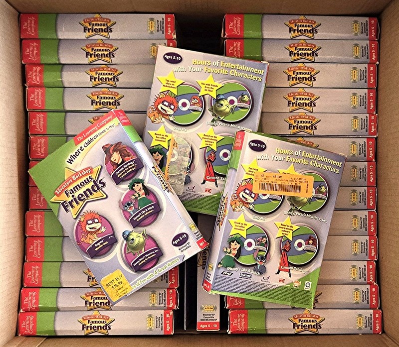 WHOLESALE LOT 30 Adventure Workshop Famous Friends Age5-10 4-CD Set Sealed Boxes