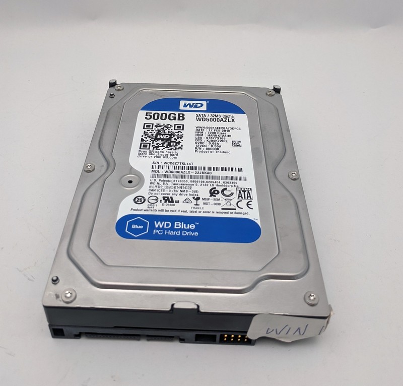 WD Blue WD5000AZLX 500GB 7200RPM SATA III HDD Ubuntu 24.04.2LTS 64bit Bootable gallery