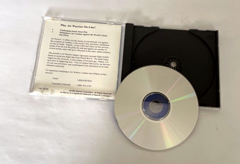 Air Warrior Flight Simulator CD ROM Version 1.5 Wizard Works gallery