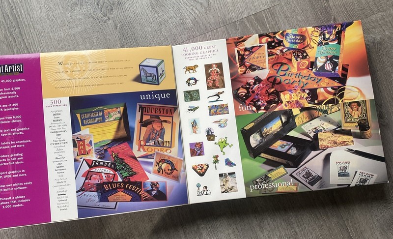 Sierra Print Artist Gold Vintage Computer Software Home Windows 95 Mac SealedNEW gallery