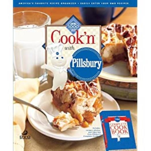 Cook’n With Pillsbury PC CD cook delicious dinner dessert meals food recipe tool