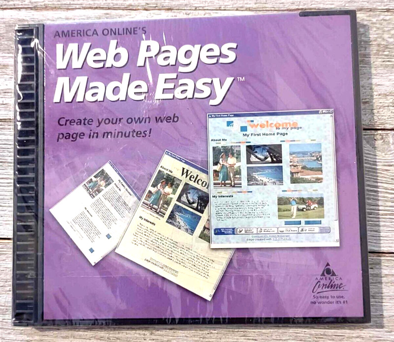 America OnLine’s Web Pages Made Easy CD
