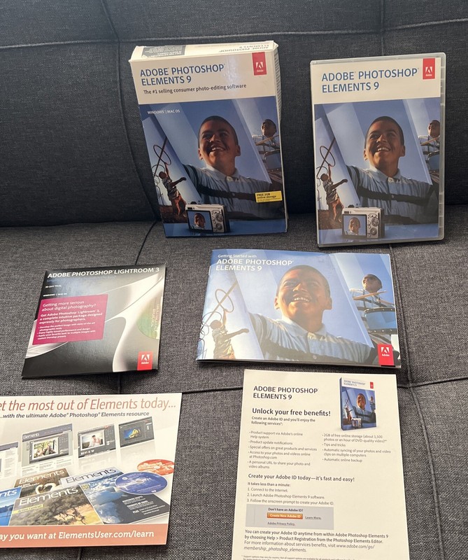 Adobe Photoshop Elements 9 & Lightroom 3 Trial (Mac/Win, 2010, 2-Disc) gallery