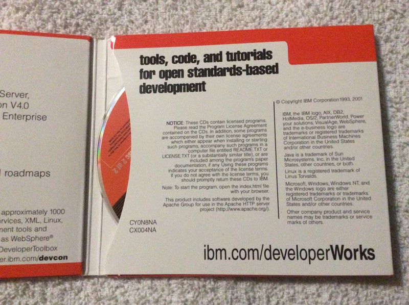 IBM Developer Toolbox for e-business Sample 3Q 2001 Developer Works PC CD-ROM gallery