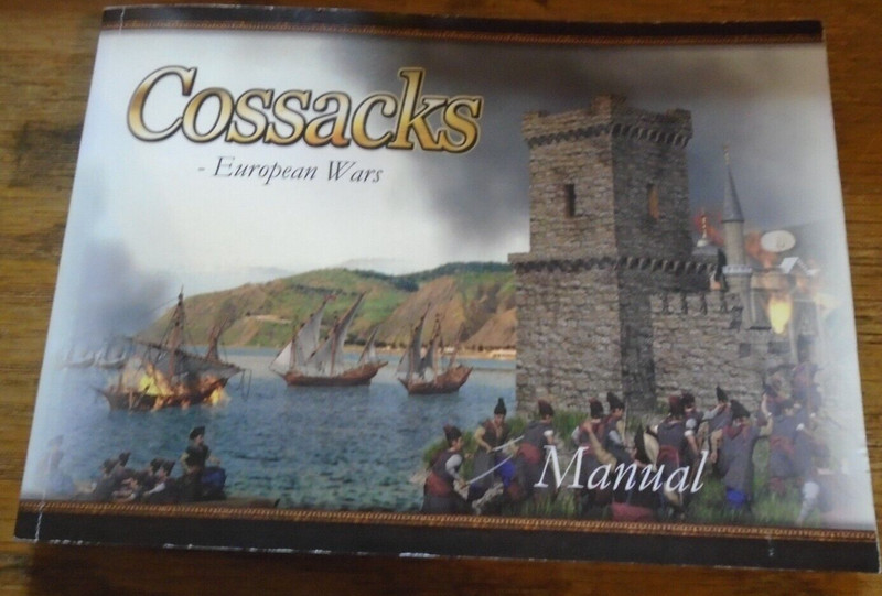Cossacks European Wars PC Game manual & Game DISC GUC gallery