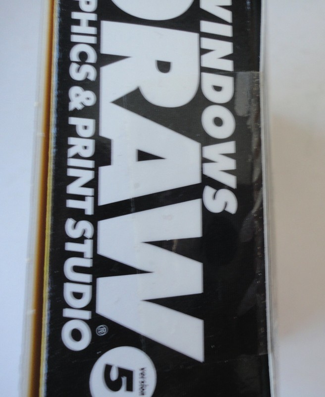 New Sealed 1996 Micrografx Windows Draw Graphics & Print Studio CD ROM gallery