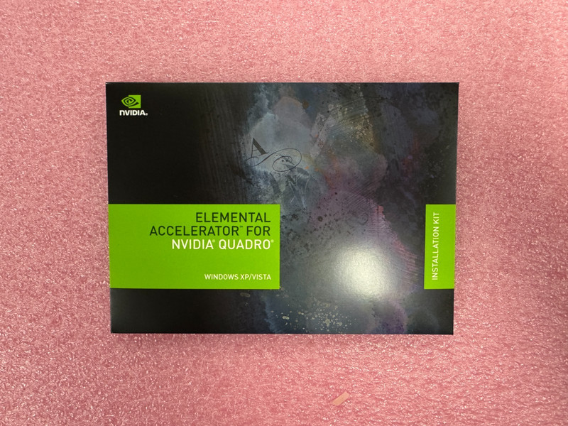 Vintage nVIDIA Software on CD for Quadro FX 1800 3800 4800 5800 2700M 3700M