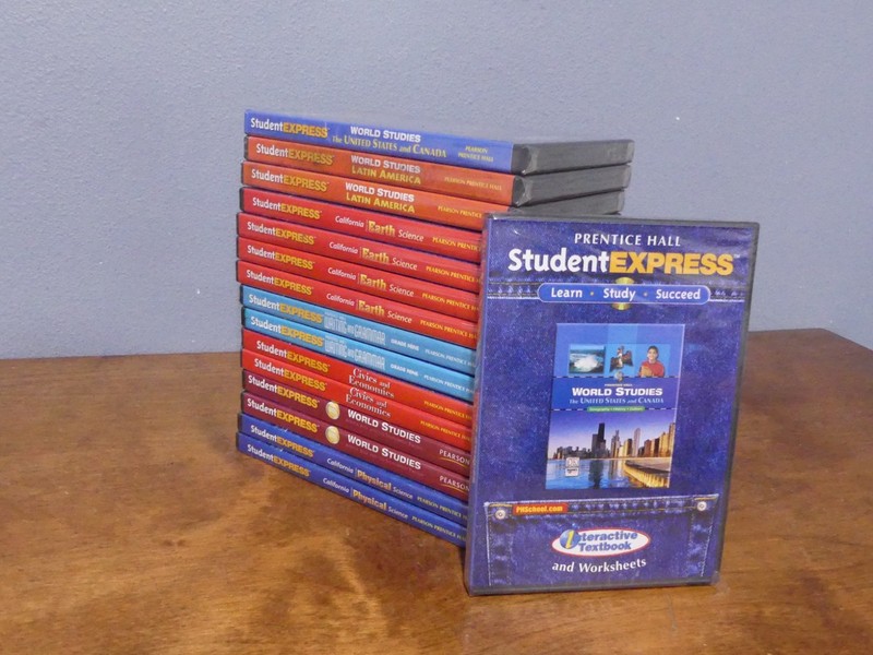 Lot of 16 Pearson Prentice Hall Student Express CD-ROM Set 2008 2010 New Sealed