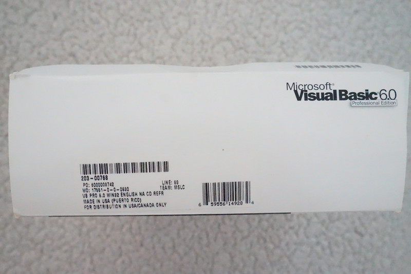 Microsoft Visual Basic 6.0 Professional 6 PRO FULLVER for Windows 11 203-00768 gallery