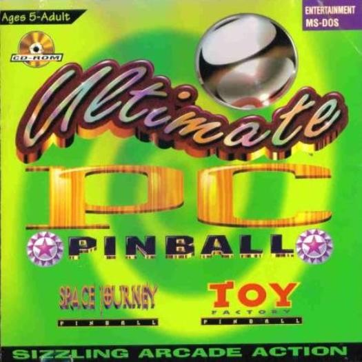 Ultimate PC Pinball Space Journey & Toy Factory CD Epic arcade themed table game
