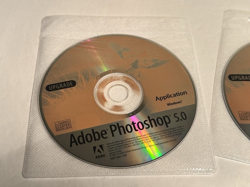 ADOBE PHOTOSHOP 5.0 Upgrade Edition 2 CD For PC & Mac NO Serial Number gallery