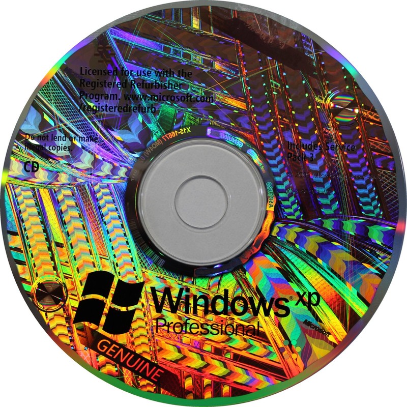 Windows XP Professional – Includes SP3 – For Refurbished PCs ,NO PRODUCT KEY.