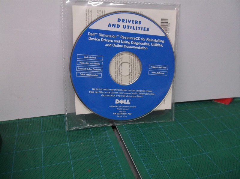 Dell Dimension Resource CD Reinstallation 2002 Drivers Diagnostics 9G705 gallery