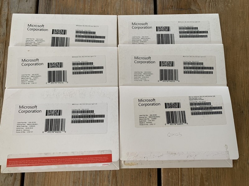 Windows 2012 R2 Server Datacenter / 2 CPU German + 25 User Cals, VAT Invoice