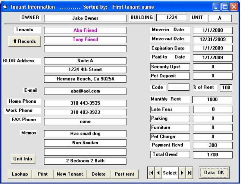 Sale: Property Management Software - Rental Software - PMplus 15 - Download gallery