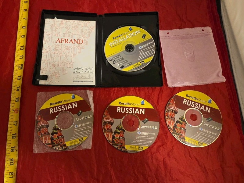 Rosetta Stone Russian Level 1-2-3 Includes 4 CD gallery