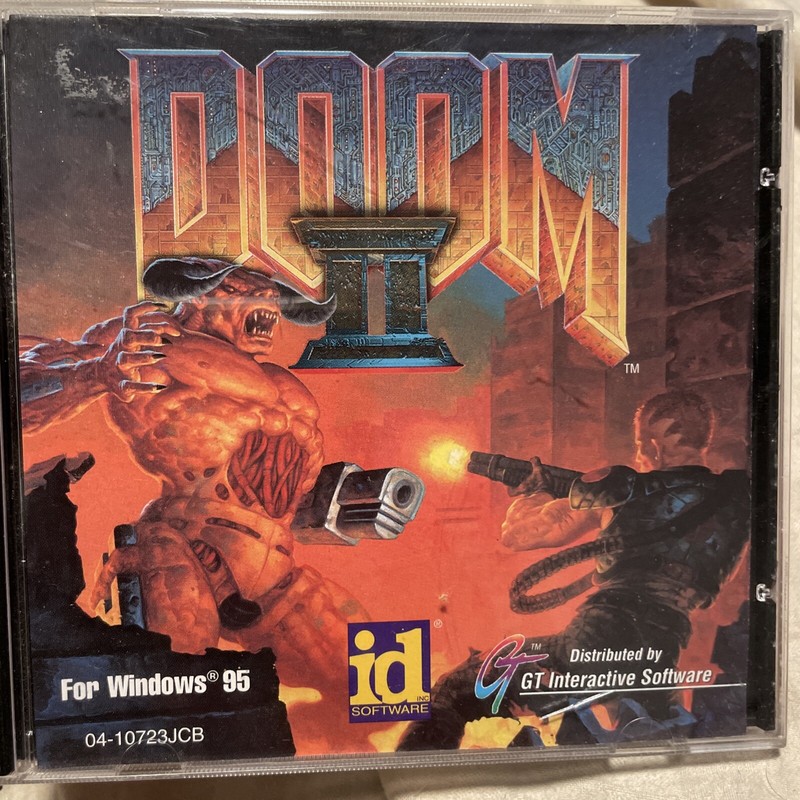 Doom II (PC, 1995, 1-Disc) Windows 95 id Software Game RARE 🔥🔥🔥