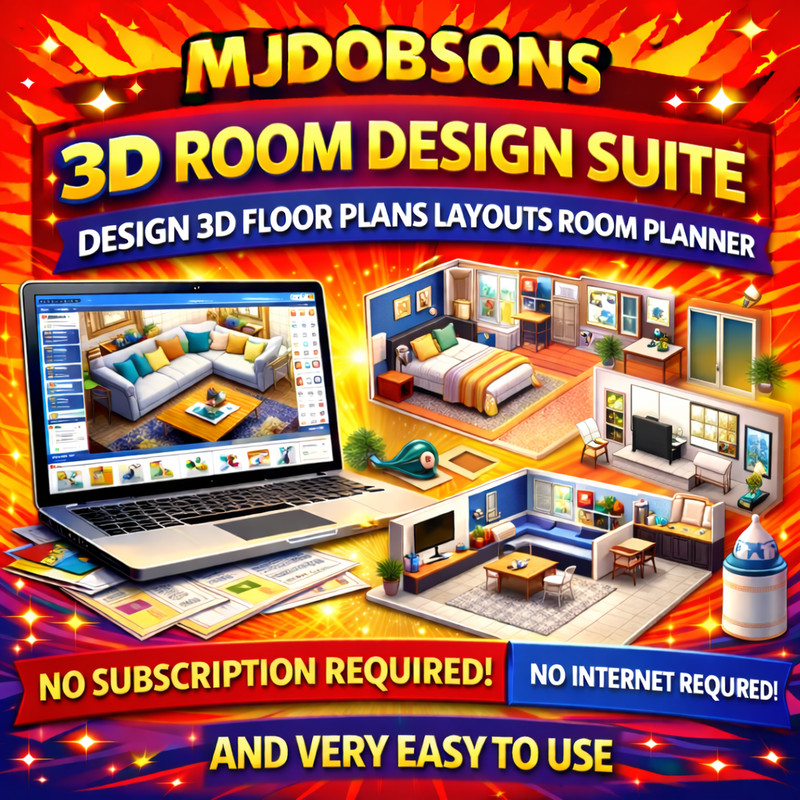 Home Design 3D Software | Easy Room Design for Windows 11 + Free UK Postage gallery