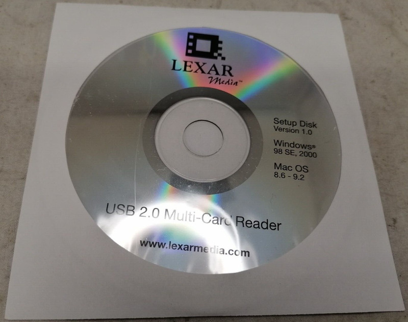 Lexar Media USB 2.0 Multi-Card Reader Disc Software for Windows