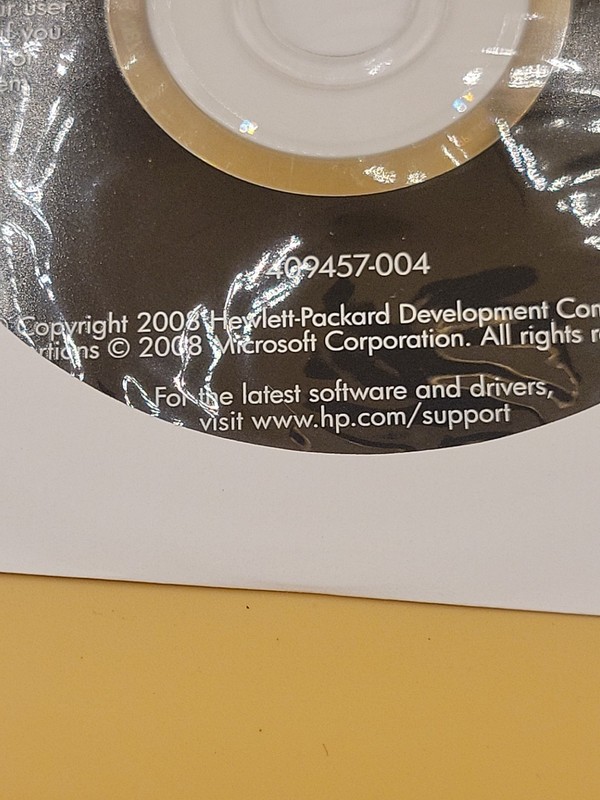 HP Microsoft Windows XP Professional Service Pack 2 Reinstallation CD ~ SP2 2008 gallery