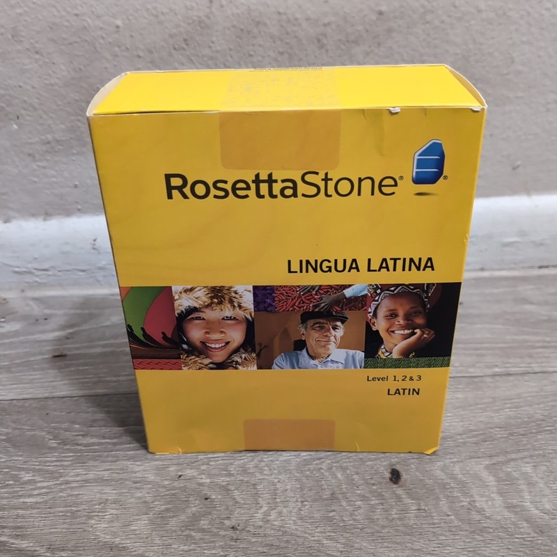 Rosetta Stone Lingua Latina Latin Level 1-3 Language HOMESCHOOL Audio Sealed