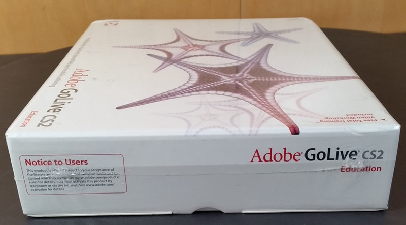 Factory Sealed - Adobe GoLive CS2 Education - Windows 2005 gallery