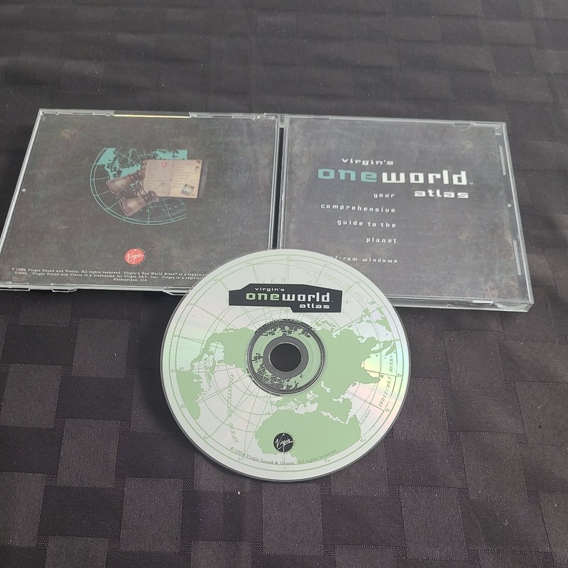 One World atlas cd-rom windows 1994