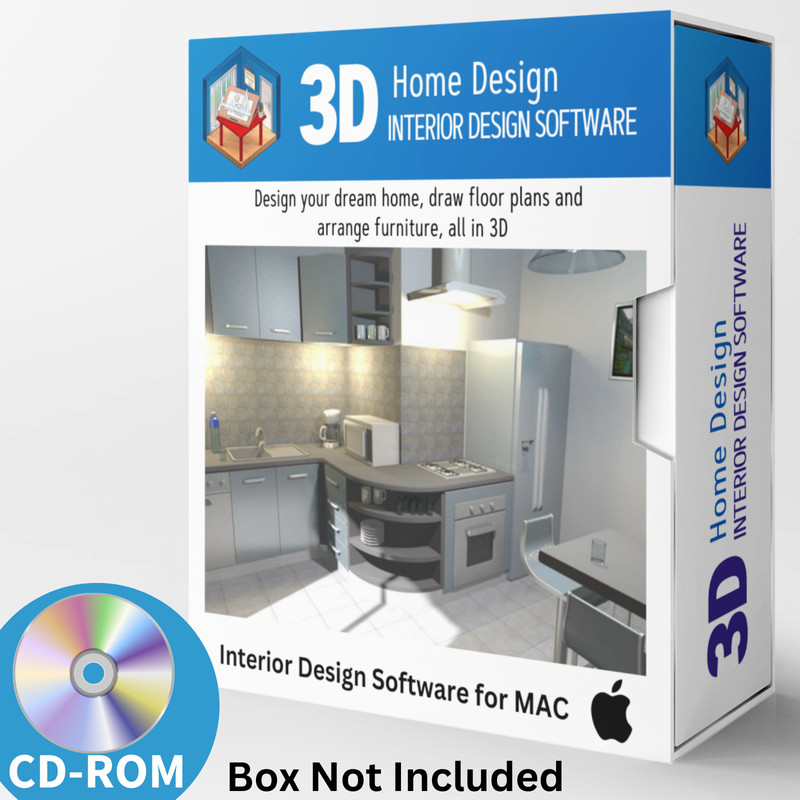 Sweet Home 3D – Graphic Interior Design CAD Architect Software for MAC on CD-ROM