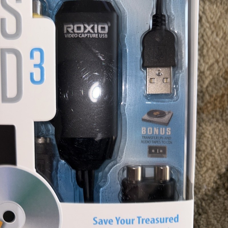 ROXIO Easy VHS to DVD 3 - Convert Old Home Movies, VHS, Tapes To DVD NEW SEALED gallery