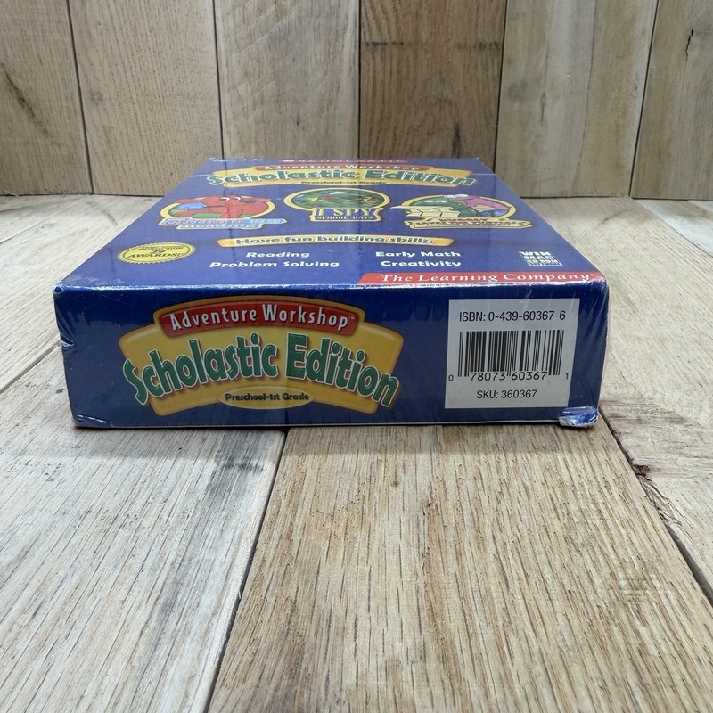 Adventure Workshop: Scholastic Edition Preschool-1st Grade 3 CD-ROM - Sealed BOX gallery
