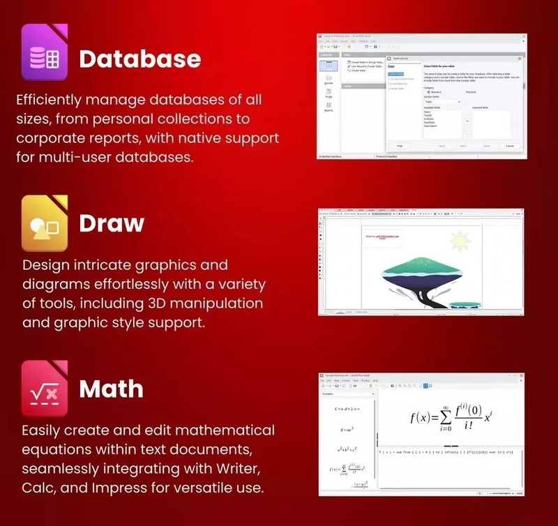 LibreOffice Software Suite for Windows ~ Word Process, Home Student Business CD gallery