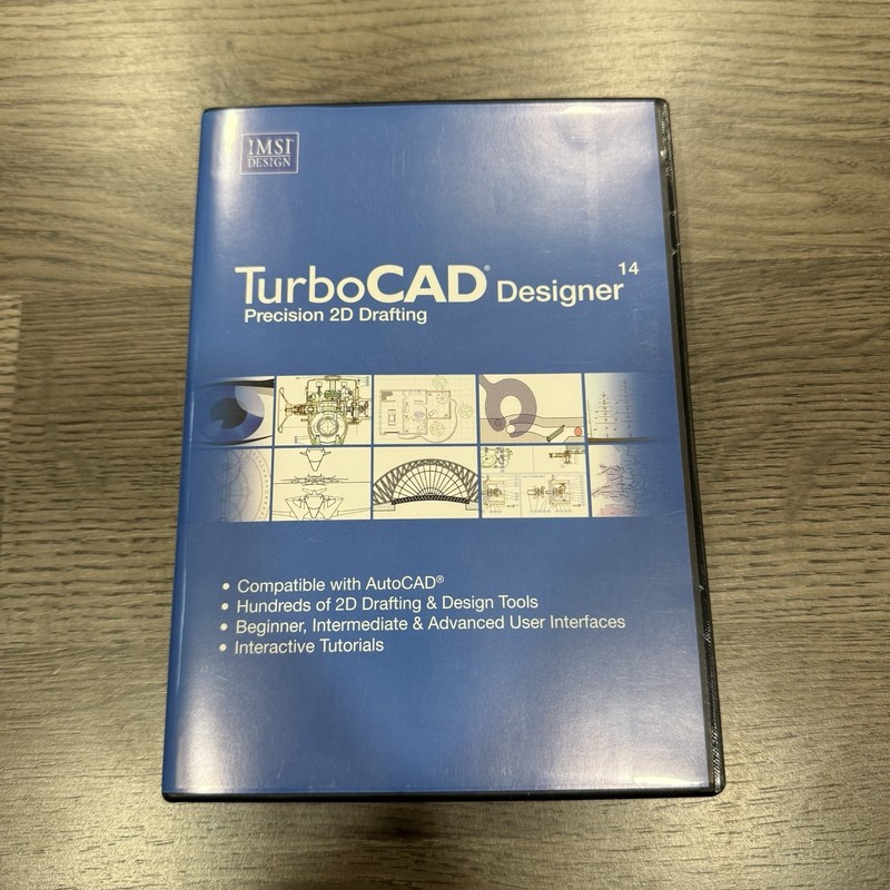 IMSI Design TurboCAD Designer 14 Software 2D Training Software Windows XP Vista gallery