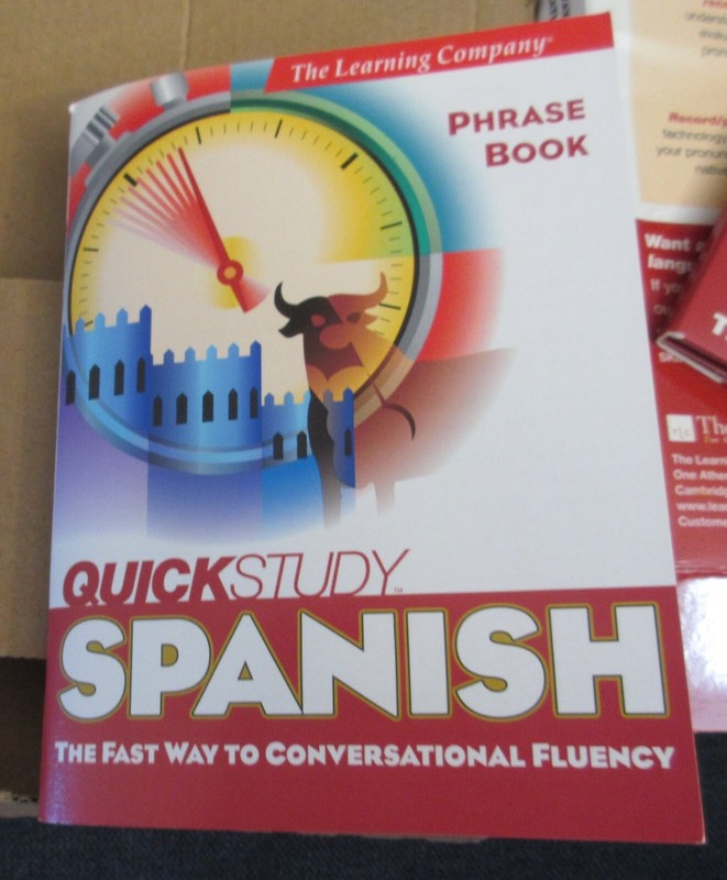 Quick Study Conversational Spanish Learning Company Education 3-CD Set gallery
