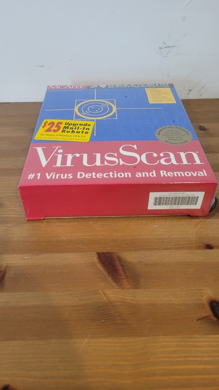 McAfee VirusScan for Win 95 / NT CD & 3.5" Disks Vers. 3.1x ~ New SEALED Vintage gallery