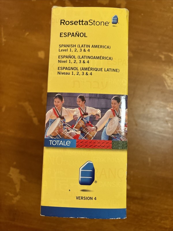 ROSETTA STONE Complete Learn ESPAÑOL Spanish Version Level 1, 2, 3 4 NEW IN BOX gallery