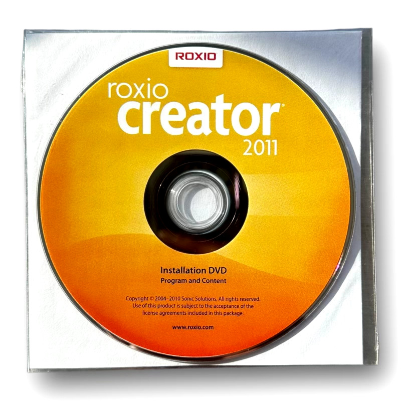 Roxio Creator 2011 For Windows W/ Product Key Video Audio Photo Editing