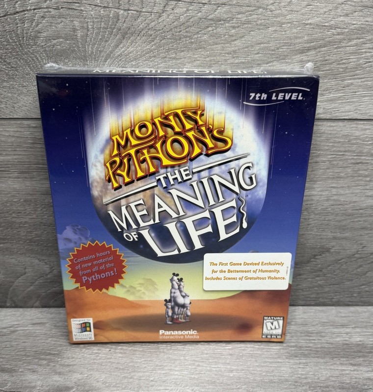 Monty Pythons: The Meaning of Life BIG BOX PC CD-ROM Microsoft Windows 95