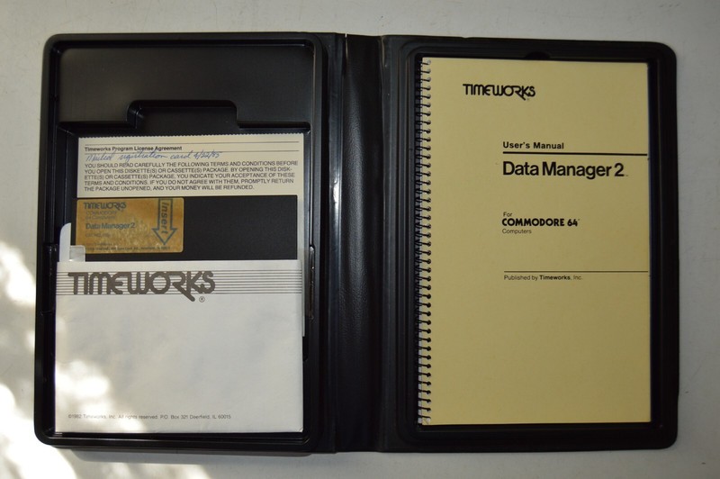 Timeworks Data Manager 2 Personal Computer Software For Commodore 64 + 128 gallery