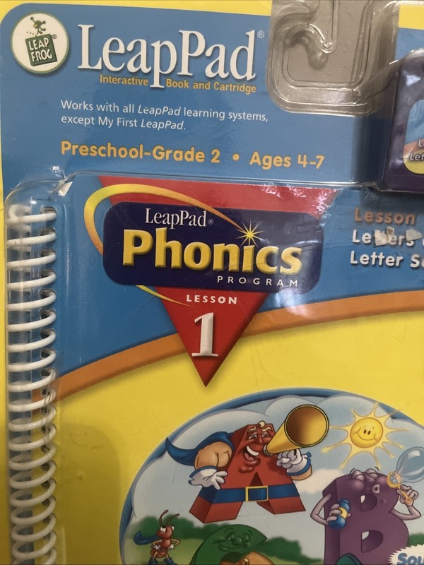 Leap Pad Phonics Book 1: Alphabet Adventures lesson #1 letters and lettersounds gallery