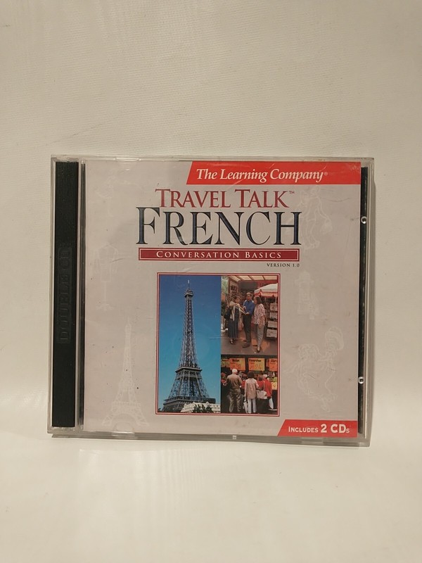 The Learning Company TRAVEL TALK FRENCH Conversation Basics 2-CD Set