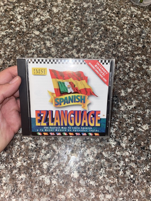EZ Language Spanish PC CD-ROM Software 1996 – A577