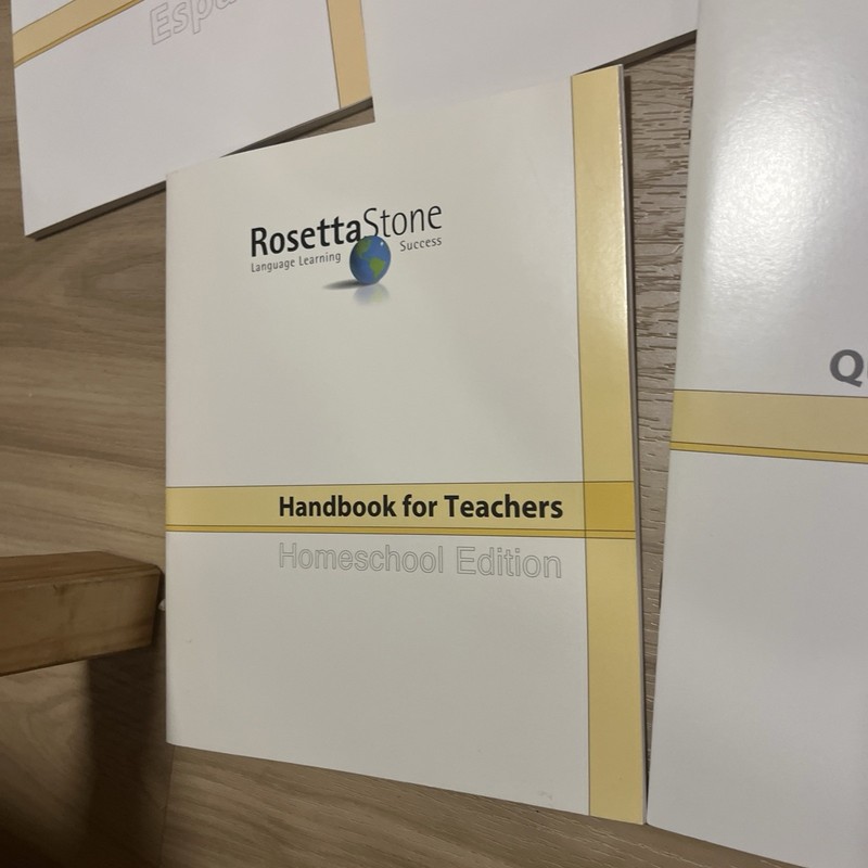 Rosetta Stone Spanish Mixed Book & CD Lot Level 1 & 2 Homeschool Edition Books gallery