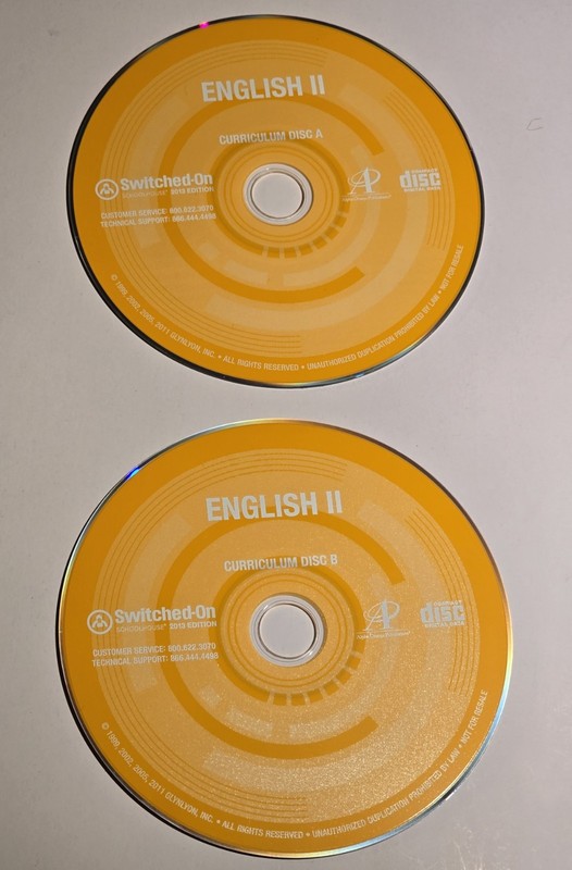 Switched On Schoolhouse 10th Grade 10 English II Language Arts Highschool