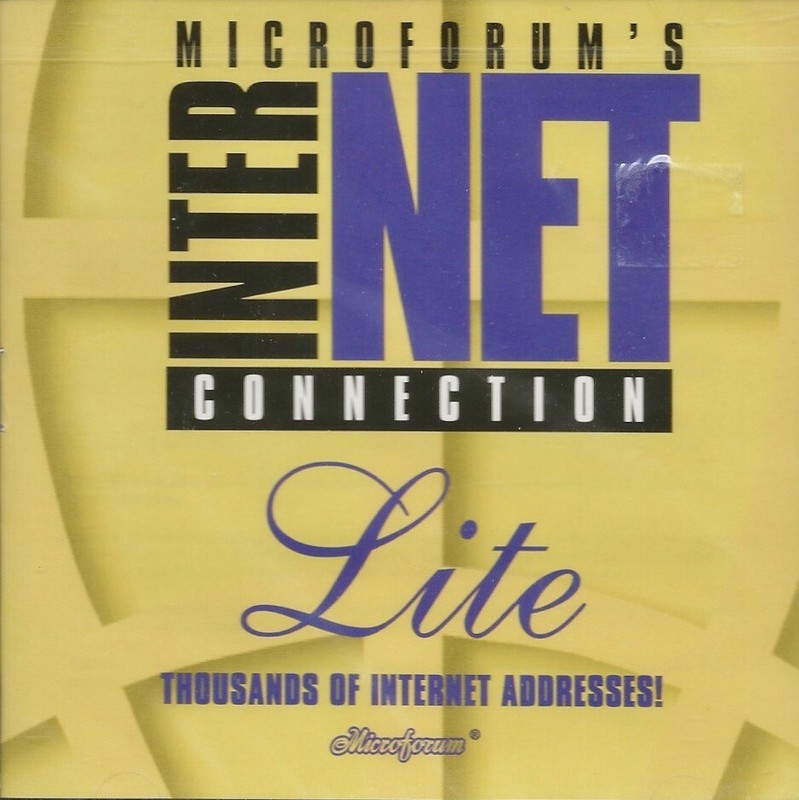 MICROFORUM’S INTERNET CONNECTION (PC CD-ROM in Jewel Case ) Canada, Sealed